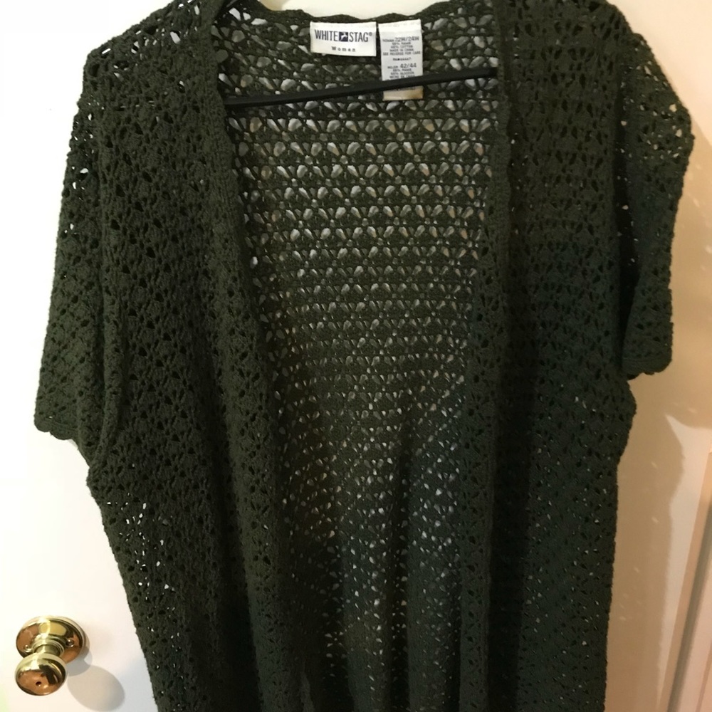 Short sleeve cardigan